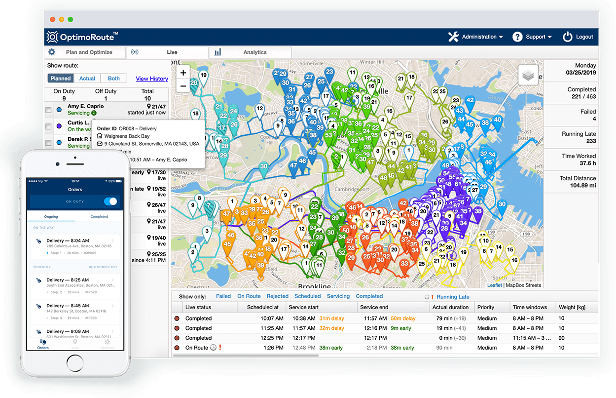 route scheduling software
